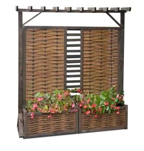Pergola ze skrzynkami