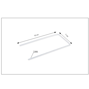 KOTWY OCYNKOWANE do agrotkaniny, agrowłókniny 3 mm 70x150x150 mm 100 szt.