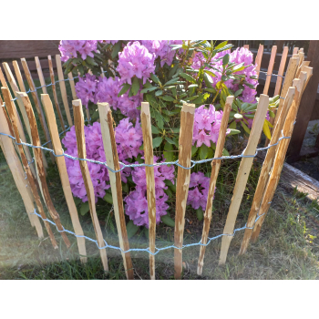 Płotek leszczynowy z nóżkami H 35 7-8 cm dł. 5m