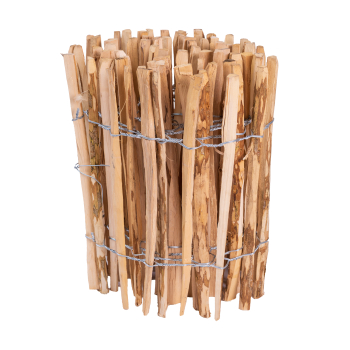 Płot leszczynowy H120 7-8 cm dł. 5m