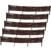 Płotek wiklinowy– rabatka 150×20 cm zestaw 5 sztuk