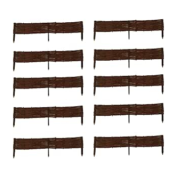 Płotek wiklinowy– rabatka 100×20 cm zestaw 10 sztuk